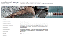 Tablet Screenshot of anwaltskanzlei-wangler.de